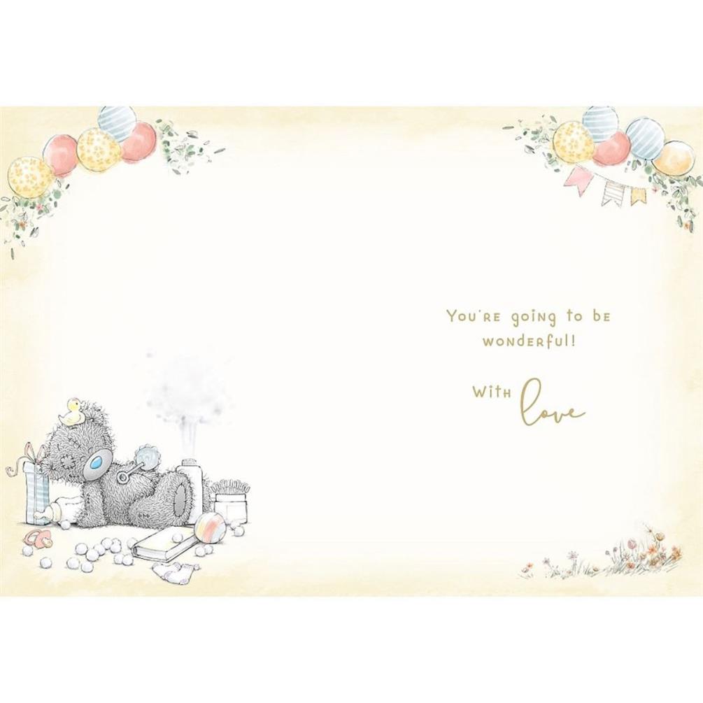 Happy Baby Shower Me to You Bear Card Extra Image 1
